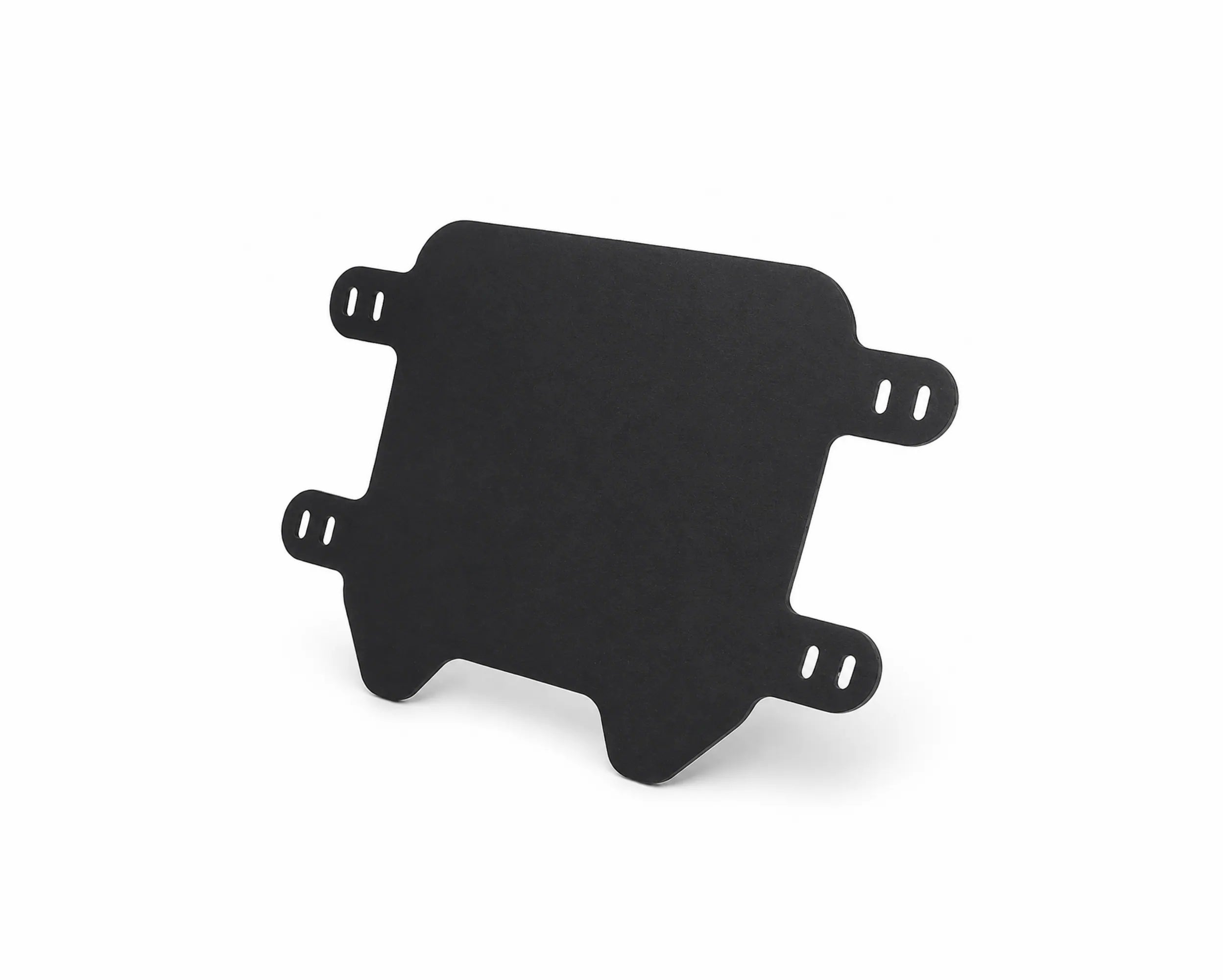 Universal flat number plate plastic