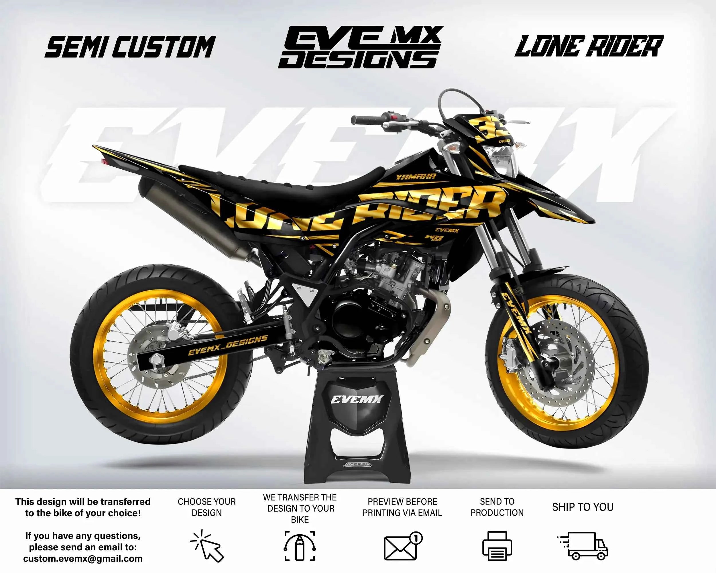 LONE RIDER - Graphics kit