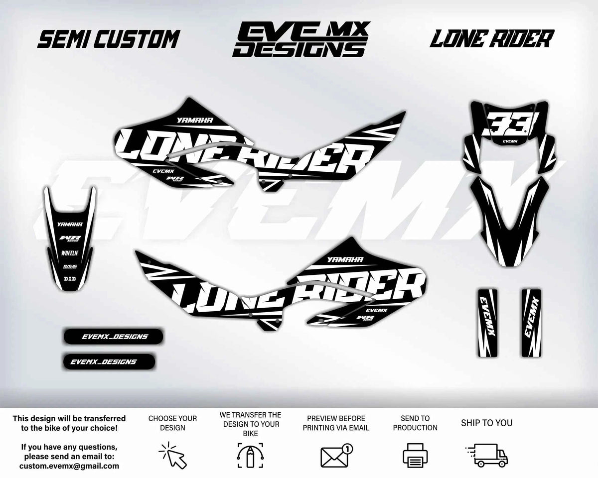 LONE RIDER - Graphics kit