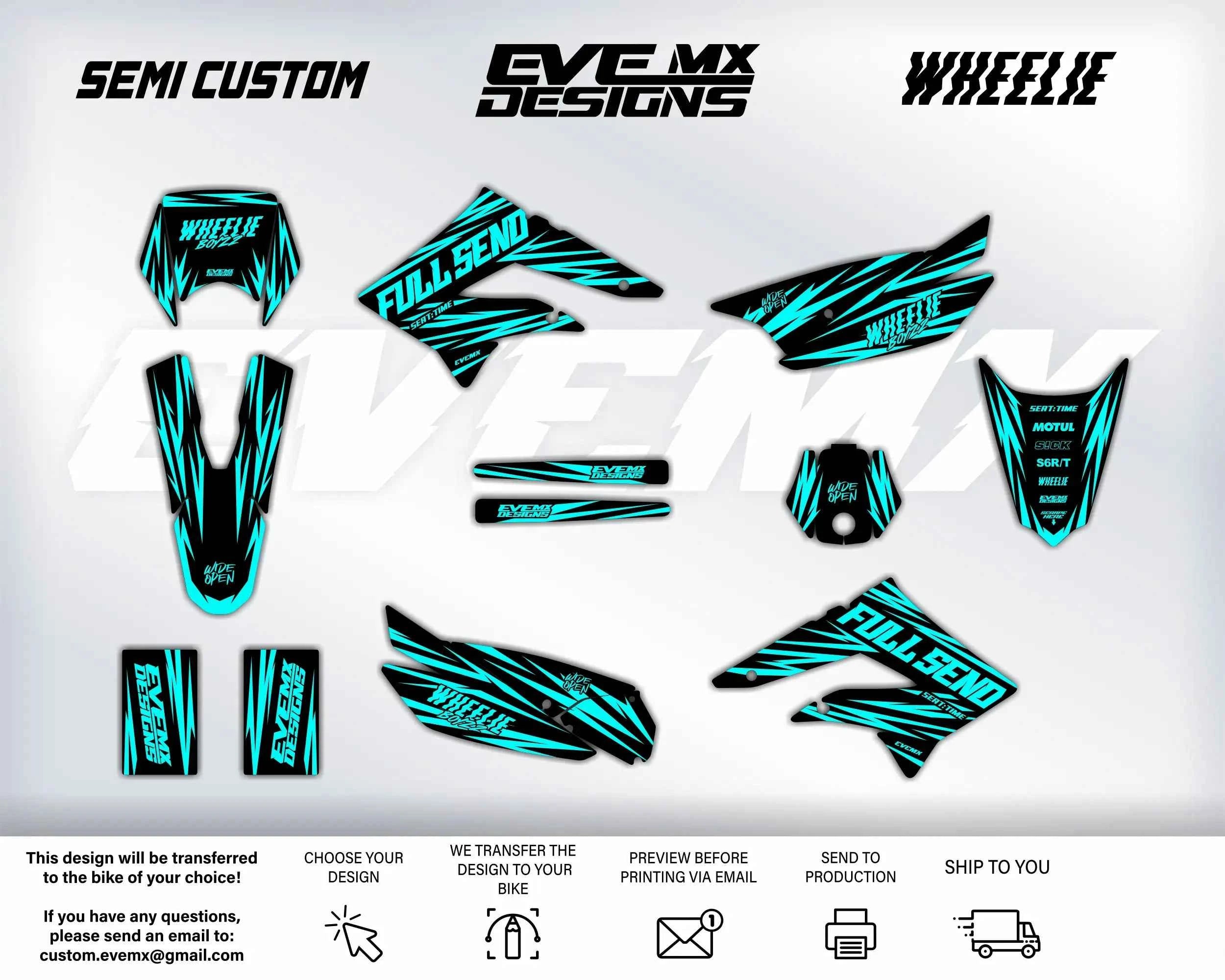 WHEELIE - Graphics kit