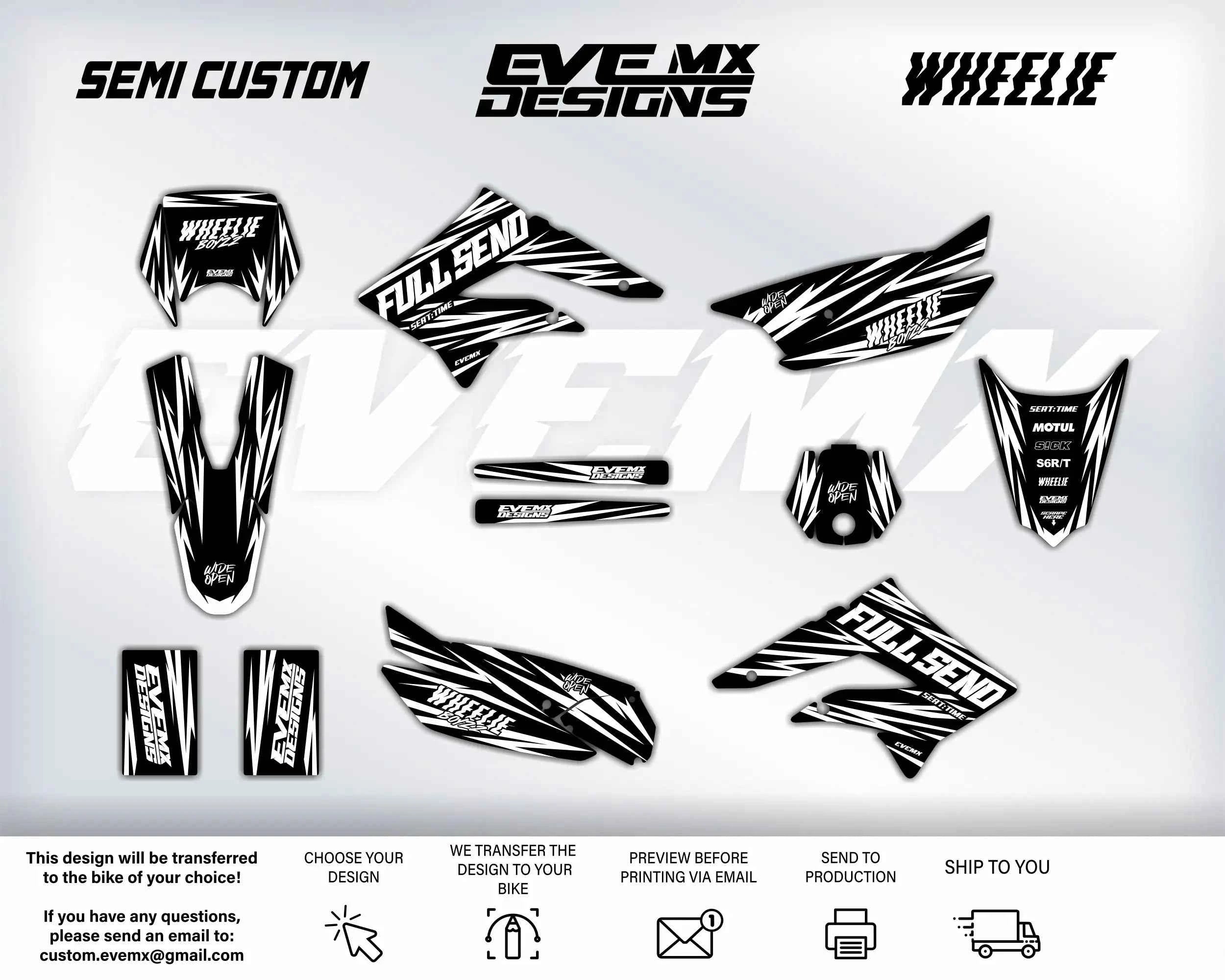 WHEELIE - Graphics kit
