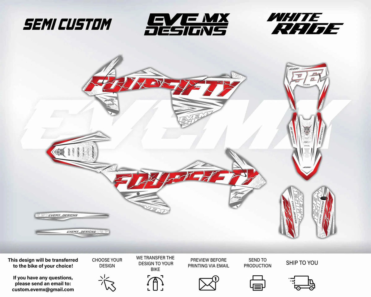 WHITE RAGE - Graphics kit