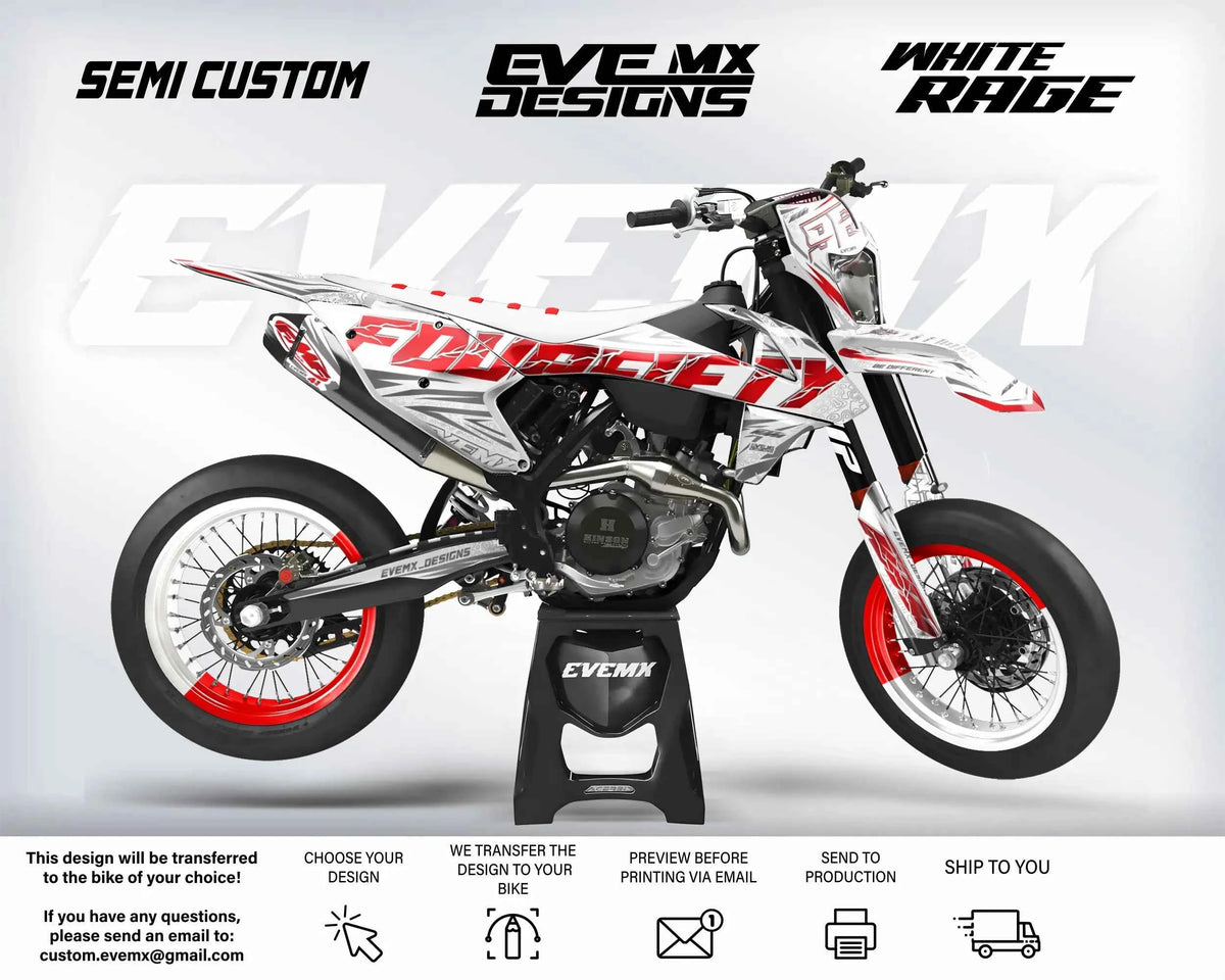 WHITE RAGE - Graphics kit