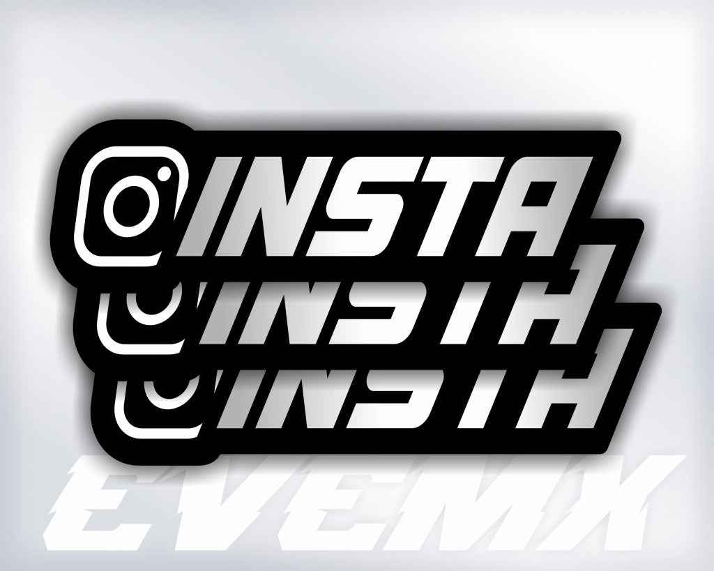 Matching Instagram Tag Sticker